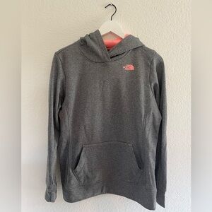 The North Face hoodie with pink details
